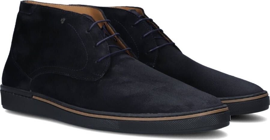 VAN BOMMEL Veterschoenen Heren Sbm-50036 Maat: 44 Materiaal: Suède Kleur: Blauw