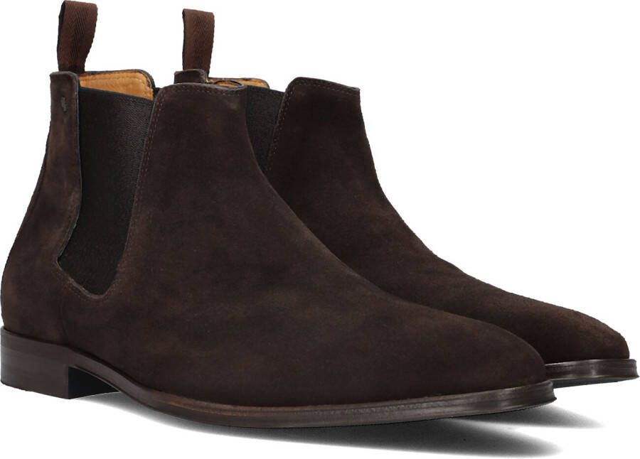 VAN BOMMEL Nette Schoenen Heren Sbm-60014 Raffa Maat: 46 Materiaal: Suède Kleur: Bruin