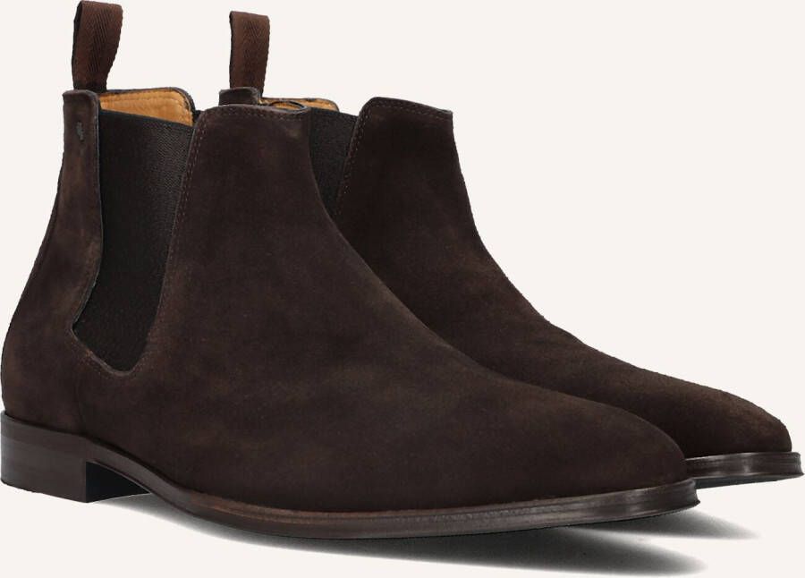 VAN BOMMEL Nette Schoenen Heren Sbm-60014 Raffa Maat: 46 Materiaal: Suède Kleur: Bruin