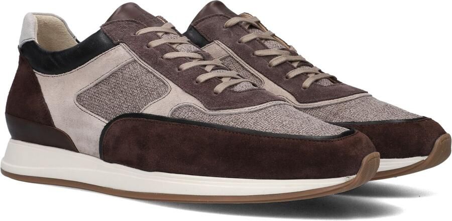 VAN BOMMEL Lage Sneakers Heren Sbm-10020 Libra Suède Taupe