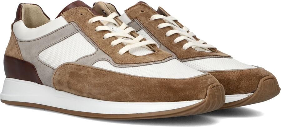 VAN BOMMEL Lage Sneakers Heren Sbm-10020 Libra Leer Bruin
