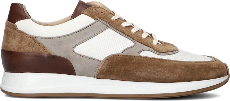VAN BOMMEL Lage Sneakers Heren Sbm-10020 Libra Leer Bruin
