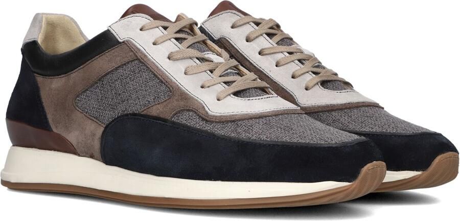 VAN BOMMEL Lage Sneakers Heren Sbm-10020 Libra Suède Grijs