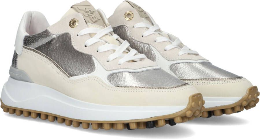 Floris van Bommel Vrouwen Suède Lage sneakers Damesschoenen SFW-10072 Wit  combi - Schoenen.nl