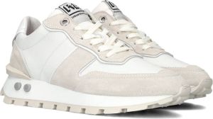 Floris van Floris van Bommel van Floris van Bommel Sneakers Dames Lage sneakers Damesschoenen Leer SFW-10115 Wit combi