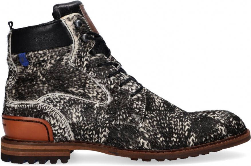 Floris van bommel 20058 OffWhite H Wijdte Veter boots