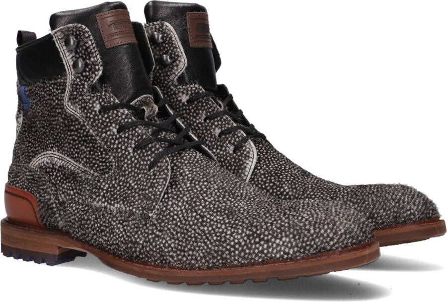 Floris van Bommel SFM 80022 60 01 Volwassenen Heren sneakersVrije tijd half hoog Kleur Zwart