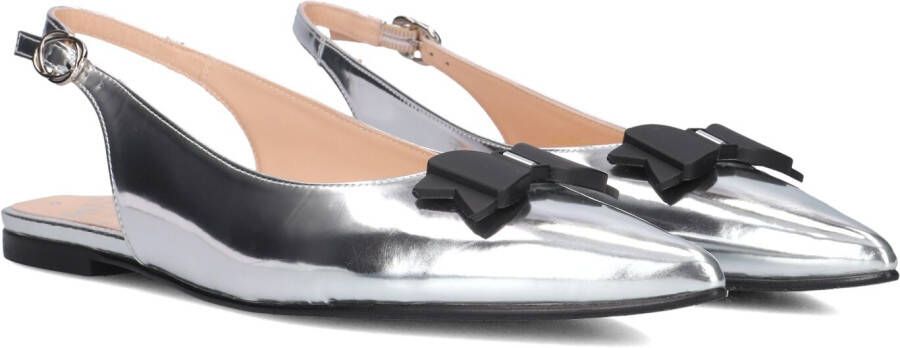 FLORIS VAN BOMMEL Slingbacks Dames Sfw-40050 Maat: 39 Materiaal: Leer Kleur: Zilver