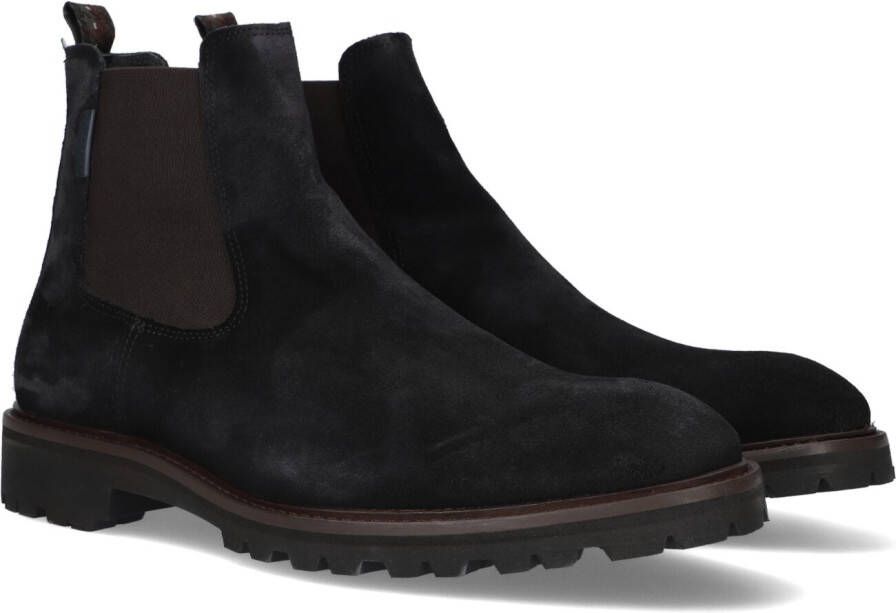 Floris van Floris van Bommel van Floris van Bommel Chelsea boots Heren Boots Laarzen Herenschoenen Suède SFM-60018 Zwart