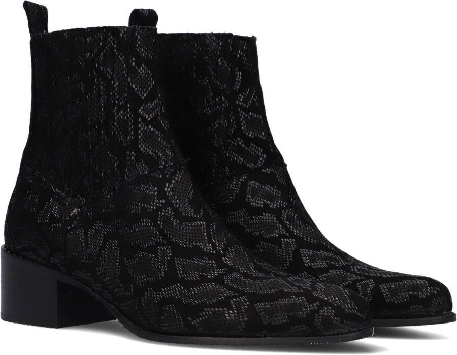 FLORIS VAN BOMMEL Enkellaarsjes Dames Evi 01.11 Maat: 37 5 Materiaal: Suède Kleur: Zwart