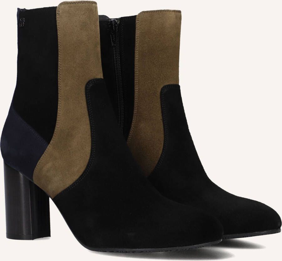 FLORIS VAN BOMMEL Enkellaarsjes Dames Sfw-50075 Kaci Maat: 39 Materiaal: Suède Kleur: Zwart
