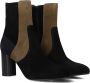 FLORIS VAN BOMMEL Enkellaarsjes Dames Sfw-50075 Kaci Maat: 40 Materiaal: Suède Kleur: Zwart - Thumbnail 1