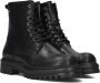 FLORIS VAN BOMMEL Enkellaarsjes Dames Wonki 04.21 Maat: 35 Materiaal: Leer Kleur: Zwart - Thumbnail 1