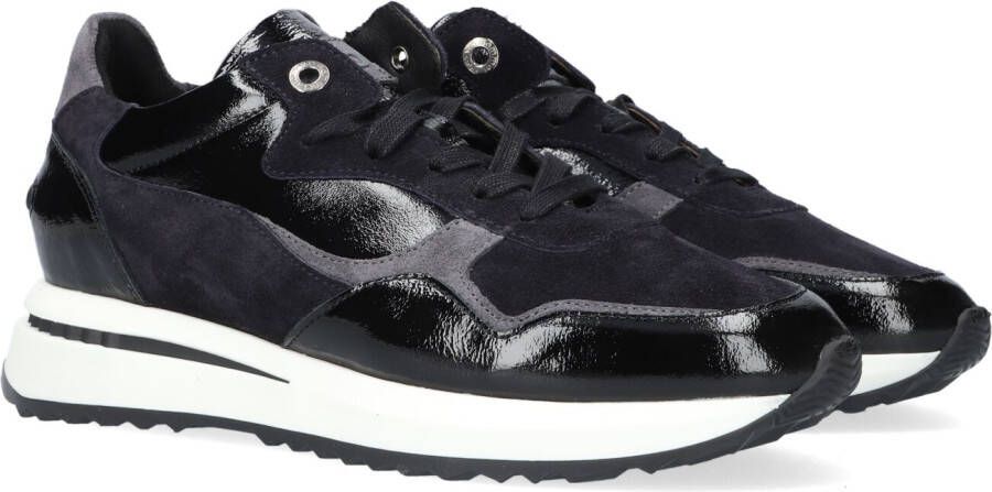 Floris van Bommel Vrouwen Suède Lage sneakers Damesschoenen 85351 Zwart