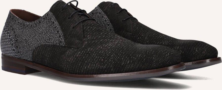 FLORIS VAN BOMMEL Nette Schoenen Heren Sfm-30361 De Stapper Maat: 40⅔ Materiaal: Leer Kleur: Zwart
