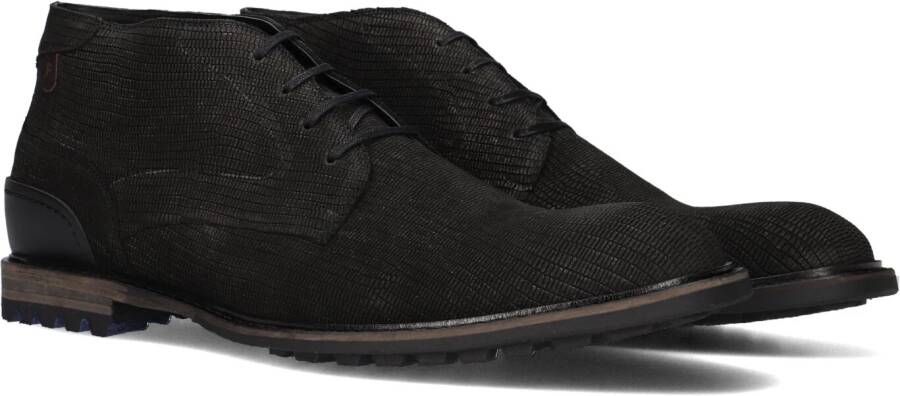 Floris van Bommel CREPI~11.28~~~~~~~~~~~~~~~~~~~ Vrije tijd half-hoogHeren veterschoenHeren sneakers Zwart