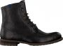 Floris van Bommel Zwarte veterschoenen voor heren - Thumbnail 1