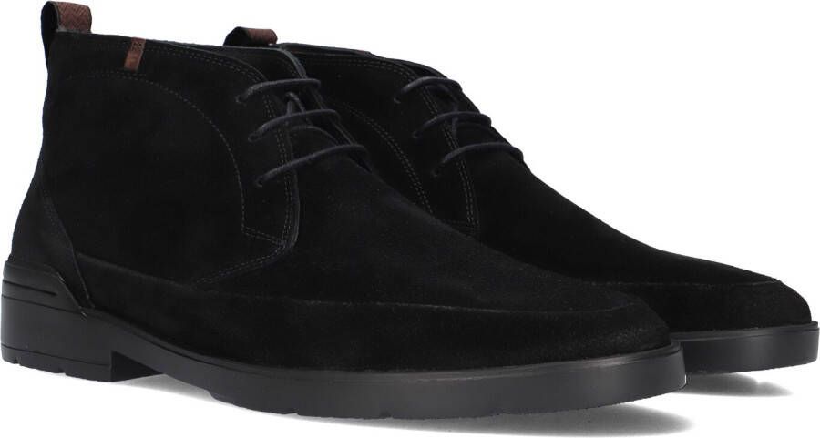 FLORIS VAN BOMMEL Veterschoenen Heren Sfm-50140 De Venker Maat: 40⅔ Materiaal: Suède Kleur: Zwart