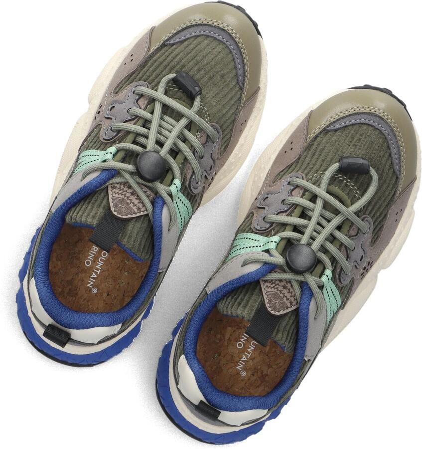 Flower mountain Yamano 3 Junior Sneakers Jongens Groen - Foto 2