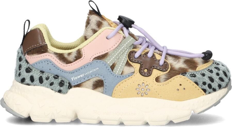 Flower mountain Yamano 3 Junior Sneakers Meisjes Leren Sneaker Multi - Foto 3