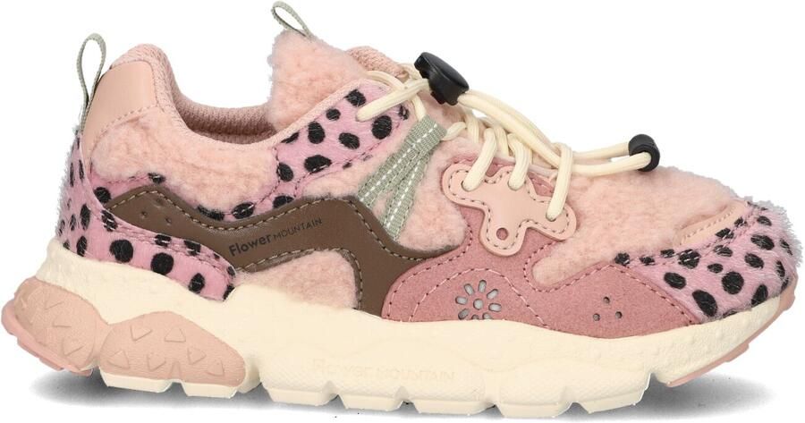 Flower mountain Yamano 3 Junior Sneakers Meisjes Roze - Foto 3