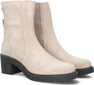 Fred de la Bretoniere 183010289 Enkellaarsjes Enkelboots met rits Dames Beige