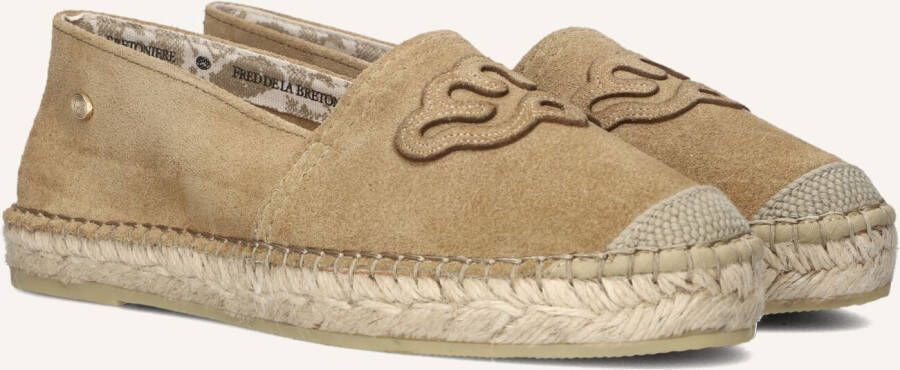 FRED DE LA BRETONIERE Espadrilles Dames Mili Lily Maat: 41 Materiaal: Suède Kleur: Beige