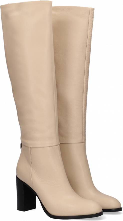 Fred de la Bretoniere 193010104 Hoge laarzen Dames Wit - Schoenen.nl