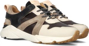 Fred de la Bretoniere Bowi Low Lage sneakers Leren Sneaker Dames Beige