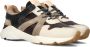 Fred de la Bretoniere Bowi Low Lage sneakers Leren Sneaker Dames Beige - Thumbnail 1