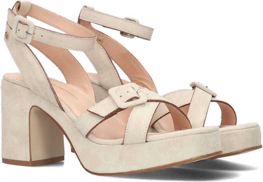 FRED DE LA BRETONIERE Sandalen Dames 163010180 Maat: 40 Materiaal: Suède Kleur: Beige