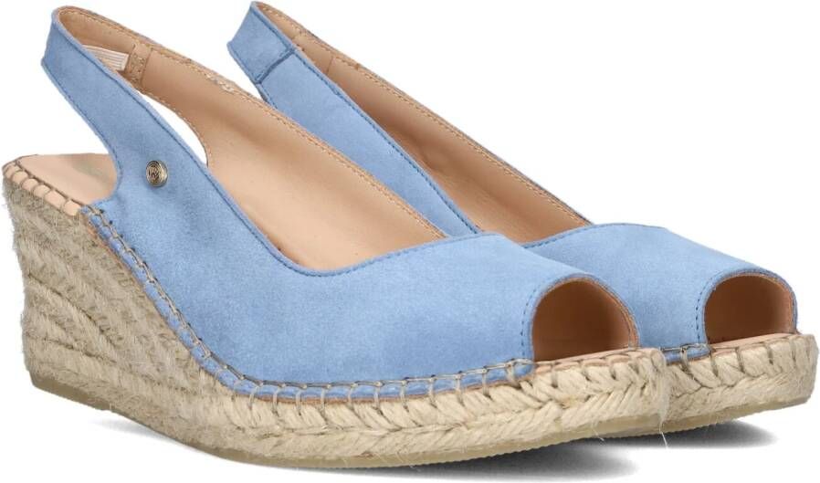 FRED DE LA BRETONIERE Blauwe Espadrilles Clare Beau