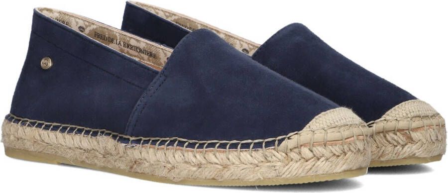 FRED DE LA BRETONIERE Espadrilles Dames Mili Ana Maat: 41 Materiaal: Suède Kleur: Blauw