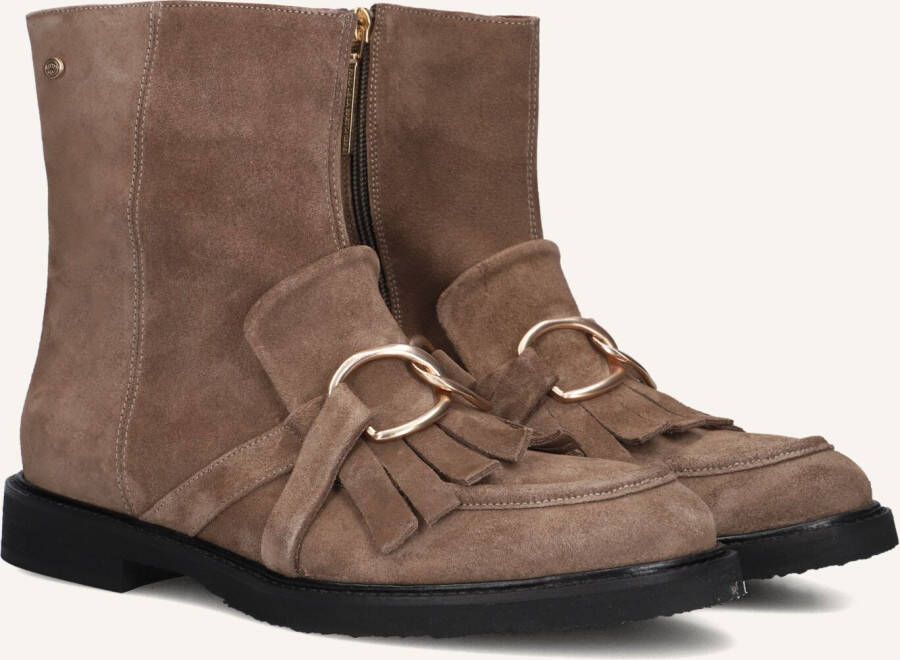FRED DE LA BRETONIERE Enkelboots Dames Paris Hay Maat: 38 Materiaal: Suède Kleur: Taupe
