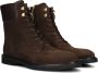 FRED DE LA BRETONIERE Veterboots Dames Paris Lucy Maat: 36 Materiaal: Suède Kleur: Bruin - Thumbnail 1