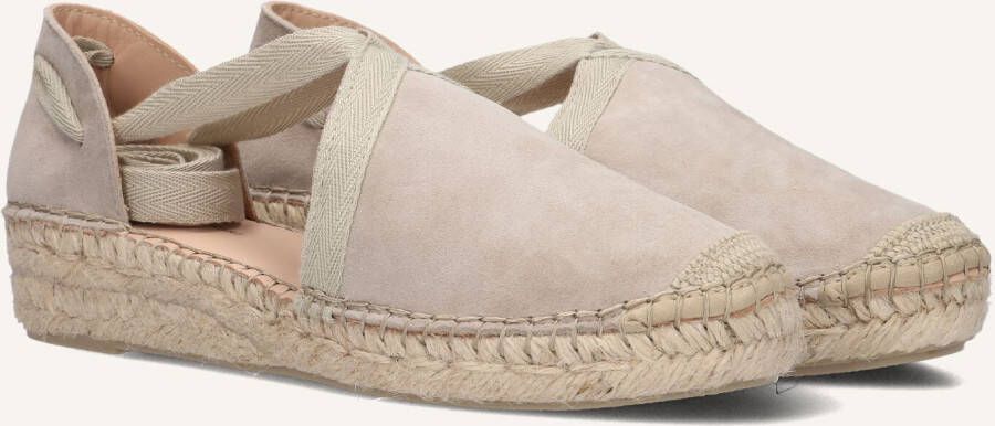 FRED DE LA BRETONIERE Espadrilles Dames Romi Luz Maat: 37 Materiaal: Suède Kleur: Taupe