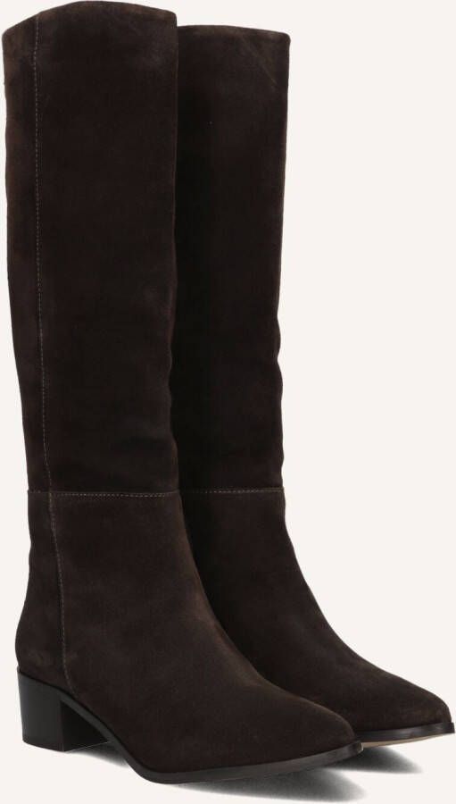 FRED DE LA BRETONIERE Hoge Laarzen Dames Frolly Slob Maat: 37 Materiaal: Suède Kleur: Bruin