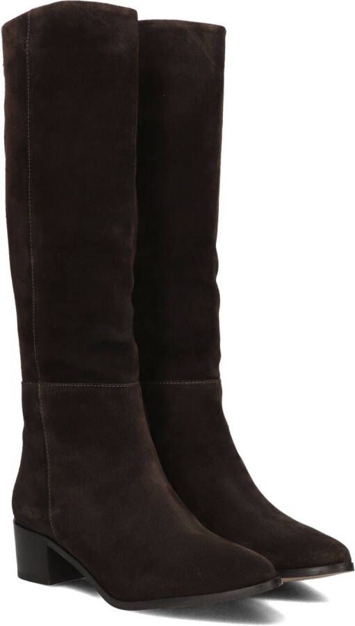 FRED DE LA BRETONIERE Hoge Laarzen Dames Frolly Slob Maat: 36 Materiaal: Suède Kleur: Bruin