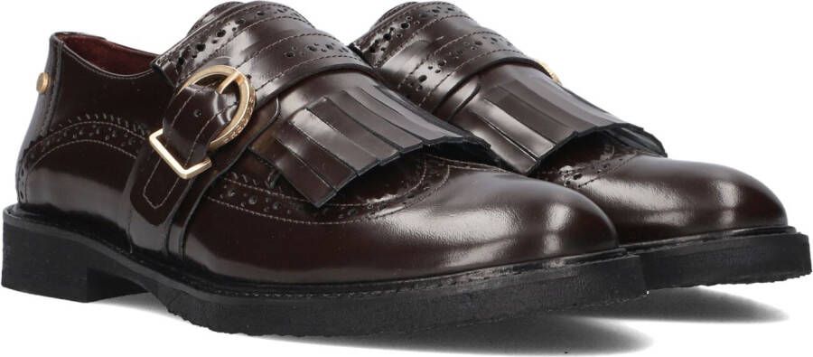 FRED DE LA BRETONIERE Loafers Dames Paris Groove Maat: 40 Materiaal: Lakleer Kleur: Bruin