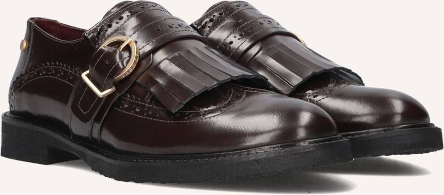 FRED DE LA BRETONIERE Loafers Dames Paris Groove Maat: 40 Materiaal: Lakleer Kleur: Bruin