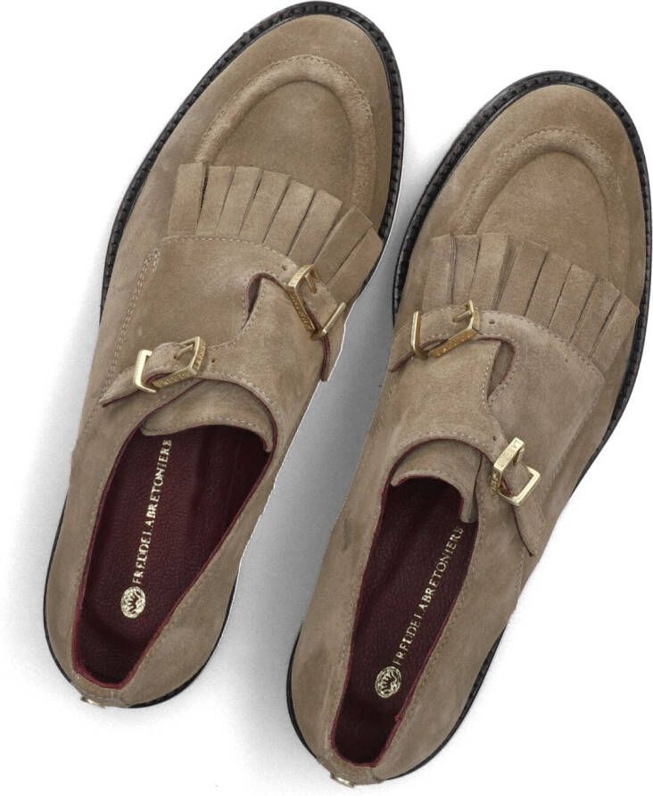 FRED DE LA BRETONIERE Loafers Dames Paris Jay Maat: 36 Materiaal: Suède Kleur: Taupe