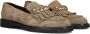 FRED DE LA BRETONIERE Loafers Dames Paris Leya Maat: 40 Materiaal: Suède Kleur: Taupe - Thumbnail 1