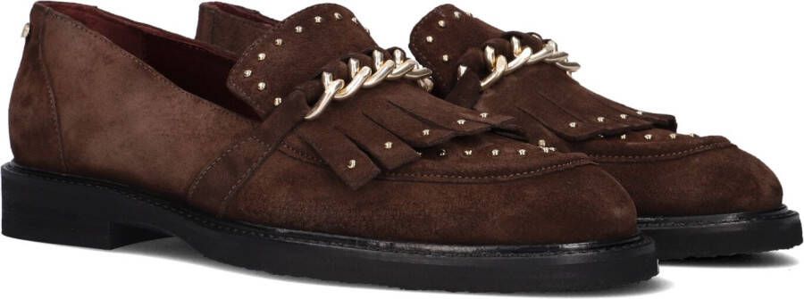 FRED DE LA BRETONIERE Loafers Dames Paris Leya Maat: 36 Materiaal: Suède Kleur: Bruin