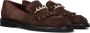 FRED DE LA BRETONIERE Loafers Dames Paris Leya Maat: 36 Materiaal: Suède Kleur: Bruin - Thumbnail 1