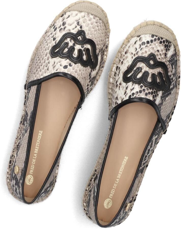 FRED DE LA BRETONIERE Espadrilles Dames Mili Lily Maat: 39 Materiaal: Leer Kleur: Beige