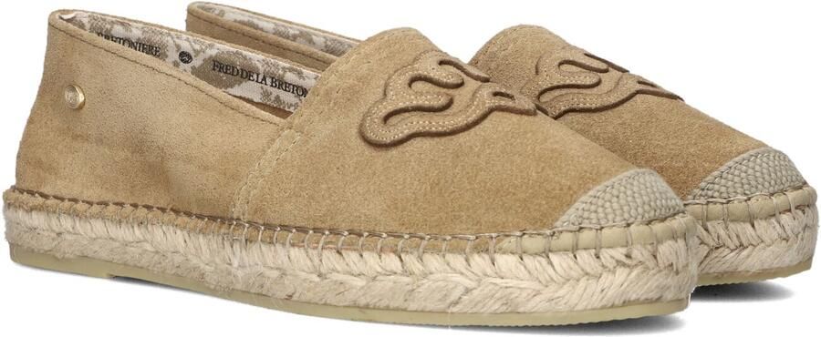 FRED DE LA BRETONIERE Espadrilles Dames Mili Lily Maat: 38 Materiaal: Suède Kleur: Beige