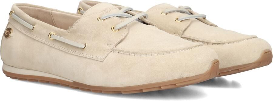Fred de la Bretoniere Uta Mocca Mocassin Suède Beige
