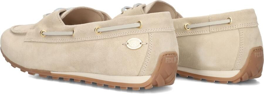 Fred de la Bretoniere Uta Mocca Mocassins Dames Instappers Beige - Foto 5