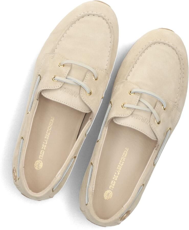 Fred de la Bretoniere Uta Mocca Mocassins Dames Instappers Beige - Foto 2