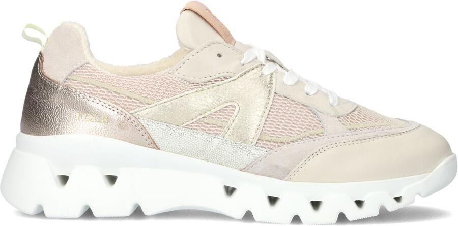 FRED DE LA BRETONIERE Lage Sneakers Dames Nona Eef Leer Beige